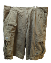 Timberland Men&#39;s brown cargo outdoor shorts sz 40  cotton 12&quot; inseam - £15.56 GBP