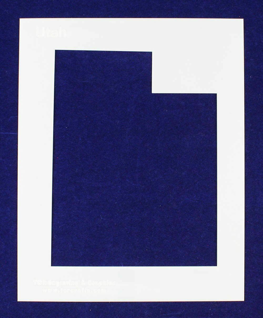 State of Utah Stencil 14 Mil 8&quot; X 10&quot; Painting /Crafts/ Templates - $15.52