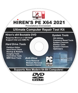 Hiren&#39;s Boot DVD PE x64 bit Computer Repair Tools Suite 2021 With Bonus ... - $9.95