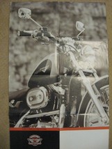 1997 Harley Davidson Sportster XL Accessories Brochure Poster 22 X 34&quot; - $44.55