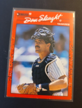 1990 Donruss Baseball Card Don Slaught New York Yankees #277 - £1.39 GBP