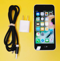 BAD EARPIECE APPLE IPHONE 5C 4G LTE WHITE 8GB CELL PHONE 4&quot; LCD IOS DUAL... - $39.99