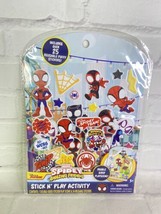 Marvel Spider-Man Spidey and His Amazing Friends Stickers Stick N Play Activity - £8.37 GBP