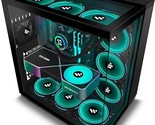 Pc Case 7 Pwm Cases Fans,Argb Mid Tower Atx Gaming Computer Case With 3*... - $220.99