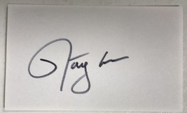 Lawrence Taylor Signed Autographed 3x5 Index Card - £15.63 GBP