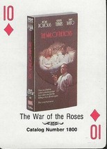 War of the Roses RARE 1988 CBS Fox Promotional Playing Card Michael Douglas - £14.80 GBP