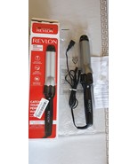 Revlon Heat Curling Iron Black &amp; Gray 1-1/2&quot; Triple Coating Ceramic Barr... - €11,89 EUR