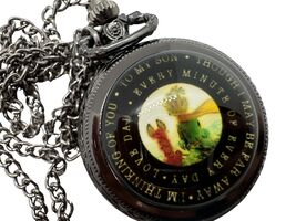 Pocket Watch with Little Prince Design &amp; Fantasy Medal Sentiment - $32.51 CAD