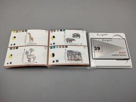 Pfaff Creative Fantasy #39 Wild Animals Series Embroidery Cards Germany - $23.48 CAD