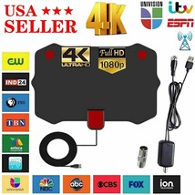 5600 Miles Digital Tv Antenna Indoor Hdtv Amplified Signal Booster 4K Hd... - $19.99