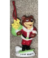 Sugar Bear Christmas Ornament (Post, 1993) Golden Crisp Mascot - $7.69