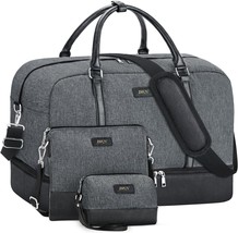 Weekender Bags for Women 21&quot; Weekender Travel Bag Travel Duffle Bag with Shoe Co - £58.88 GBP