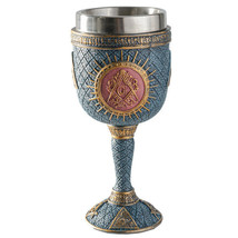 Ebros Masonic Square and Compasses Wine Goblet 7&quot; Height Stainless Steel... - £21.54 GBP