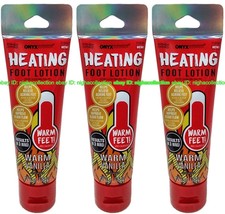 ( Lot 3 ) Onyx Professional Heating Foot Lotion Warm Vanilla New Sealed - €25,41 EUR