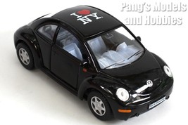 Volkswagen - VW - New Beetle &quot;I Heart NY&quot; 1/32 Scale Diecast Model Car - BLACK - £13.22 GBP