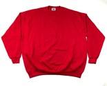 Vintage Lee Sport Schwer Rot 50/50 Herren 2XL Sweatshirt Rundhals Neu - $23.01