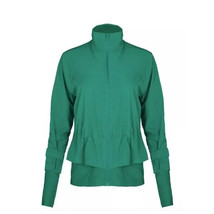NWT New Womens Sweaty Betty Fast Lane Running Jacket M Wave Green Water ... - £237.40 GBP