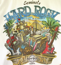 Hard Rock Tampa T-Shirt Casino Mens MEDIUM ALL IS ONE Love All Serve All... - $22.31