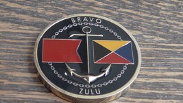US Navy Office Of Information East NYC BRAVO ZULU Challenge Coin #11W - £13.24 GBP