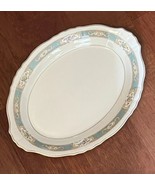 Syracuse China Raleigh Green Oval Serving Platter 14&quot; Federal Shape - $22.75