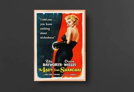 The Lady from Shanghai Movie Poster (1947) - £11.61 GBP+