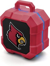 NCAA Louisville Cardinals Shockbox LED Wireless Bluetooth Speaker, Team Color - £31.85 GBP