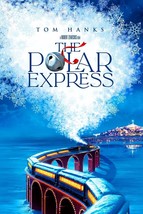 2004 The Polar Express Movie Poster 11X17 Tom Hanks Santa Claus Bell ❄ - £9.68 GBP