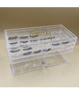 Lurella Lash Accessory Storage Box Clear 4 Drawers - £23.03 GBP