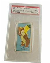 Walt Disney Tobacco Card 1957 Barratt Characters PSA 9 Chip Dale #24 chipmunks - £3,495.22 GBP