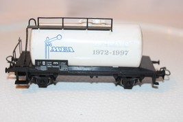 HO Scale Märklin Single Dome Tank Car, MEA 25 Years, White, Vintage (M20) - £33.07 GBP