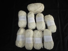 9 - 1.75 Oz. Skeins H.N.A. Quality Medium Weight 100% Aran Wool Yarn - Lot 6923 - £23.09 GBP