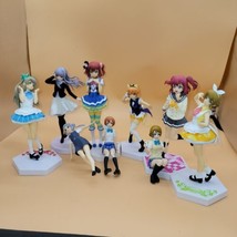 Love Live Girls Figure lot of 9 Set sale Anime Manga characters - £51.40 GBP