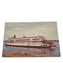 Postcard Steamboat On The Mississippi Delta Queen St Louis MO Chrome Unposted - £5.53 GBP