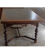 Antique Solid Walnut Dining Room Table with Two Leaves – BEAUTIFUL OLD T... - £552.22 GBP