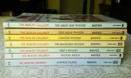 Lot of 7 Boxcar Children Books Gertrude Warner #2, 4, 5, 7, 11, 14, and 39 - £16.27 GBP