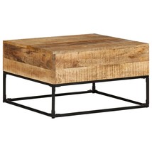  Coffee Table Rough mango wood brown Rough mango wood Medium - $283.10 CAD