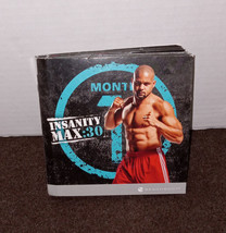 Insanity Max 30 Thirty Beachbody Cardio Workout 10 DVD Set - USED - Very... - $18.69