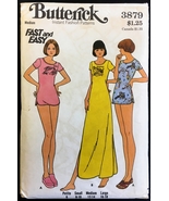 70s Size M Bust 34 36 Fast Easy Zodiac Nightshirt Butterick 3879 Pattern... - £5.58 GBP