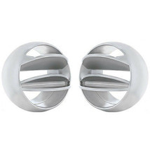 67-72 Chevy Truck Chrome A/C Air Conditioning Heat Dash Outlet Vent Ball Pair - £31.34 GBP