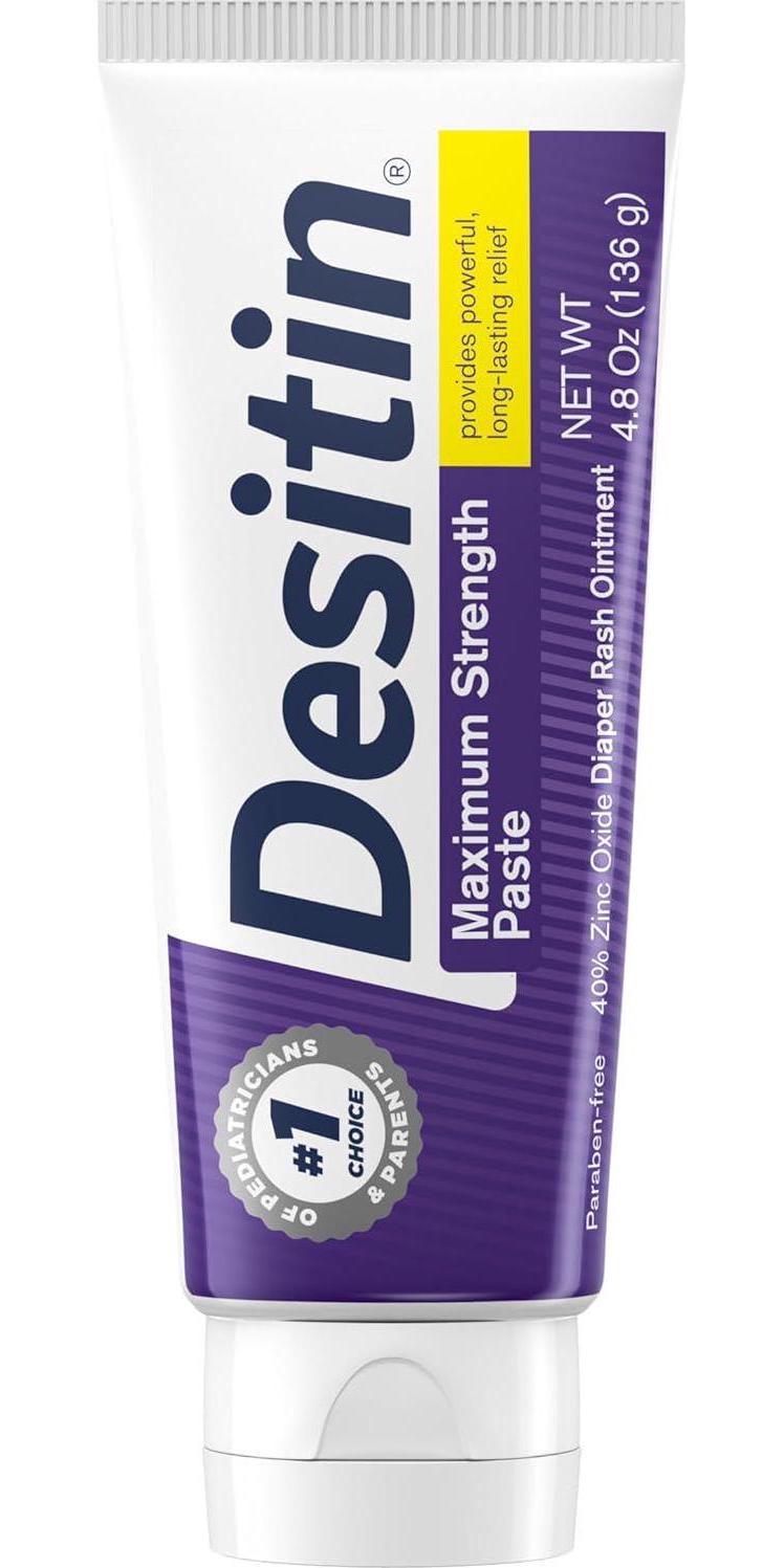 Desitin Maximum Strength Baby Diaper Rash Cream, 40% Zinc Oxide for Trea... - $13.64
