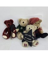 4 Boyds Bears Christmas Plush Vintage Retired - 3 Have Tags Excellent Pr... - £27.98 GBP