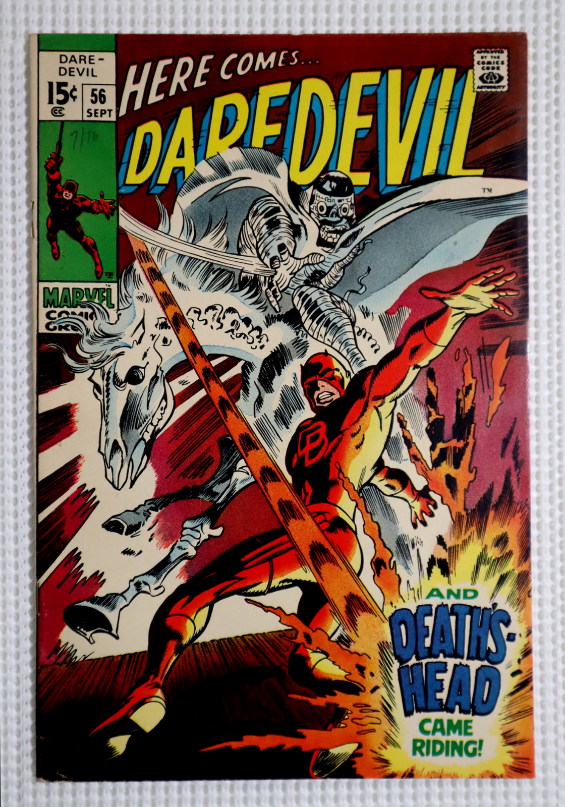 1969 Daredevil The Man Without Fear 56 Silver Age 1960's Marvel Comics:Mid Grade - $38.65
