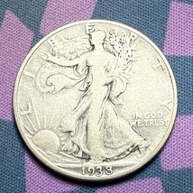 1938 D Walking Liberty Half Dollar - KEY DATE - A Rare, And Sought After... - $30.00