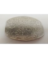 Vintage Filigree Belt Buckle Western Southwest Fashion Silvertone c 1994 - £26.63 GBP