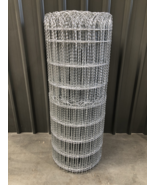 3't  x 50' Roll Yard Fence Galvanized Double Loop Top Woven Metal Wire - $459.95