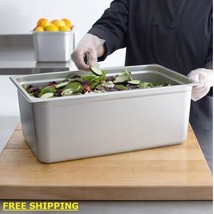 Choice Full Size 8&quot; Deep Anti-Jam Stainless Steel Steam Table / Hotel Pan - $142.49