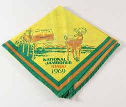 Vintage 1969 National Scout Jamboree Idaho Boy Scouts America BSA Necker... - £13.99 GBP