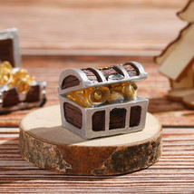 Dollhouse Pirate Chest with Booty Resin 1/12 Scale Set of 4 Treasure Chests - $77.77 MXN