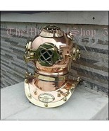 Diving Helmet Mark V Mini Antique U.S Navy Brass Divers Vintage handmade... - $111.78 CAD