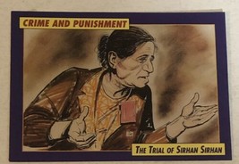 Crime and Punishment Trading Card #12 Trial Of Sirhan Sirhan - $1.97